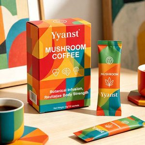 Café aux champignons revitalisant pour le corps, infusion botanique, marque privée OEM, 10g*10 sachets, café à la maca - Product Image 5