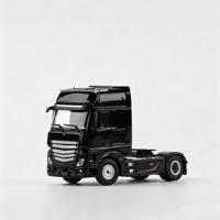 Modèle de cabine de camion à l'échelle 1:64 de haute qualité, en alliage, statique, à monter soi-même, jouet moulé sous pression, souvenir d'entreprise, collection, décoration de bureau