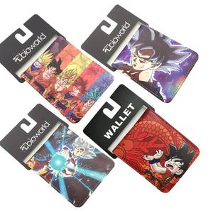 80 Estilos de Monederos con Diseño de Dragón Goku, Vegeta, Broly, Super Saiyan, Shenron, <span class=keywords><strong>Piccolo</strong></span>, Monederos Unisex de PU, Cartera de Anime para Hombres, Mujeres y Niños - Product Image 1