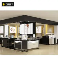 Customized Modern Mall Makeup Store Kiosk Display Fixture