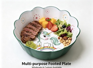 Tazón Pequeño de Melamina de Grado Alimenticio con Diseño de <span class=keywords><strong>Unicornio</strong></span>, Tazón para <span class=keywords><strong>Cereales</strong></span> para Niños, No Tóxico, Apto para Microondas (Baja Temperatura), Fácil de Limpiar - Product Image 5