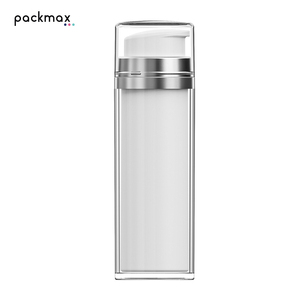 For Acrylic Cylinder Shape Double-Layer Airless <b>Pump</b> <b>Bottle</b> 30/50/100ml Refillable Lotion Cosmetic Container - Product Image 3