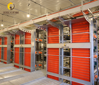 Nouveau prix usine – Système de cages à poulets galvanisées à chaud à double alimentation latérale, haute productivité, pour fermes avicoles