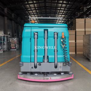 Equipo de Limpieza KINGWELL, Fregadora de Pisos Grande <span class=keywords><strong>Tipo</strong></span> Conductor, Barredora y Fregadora 2 en 1, Máquina de Limpieza de Pisos - Product Image 6
