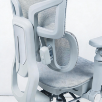 Chaise de bureau ergonomique pour longues sessions assises, confortable, multifonctionnelle, réglable en hauteur, pivotante, avec dossier en maille respirante.