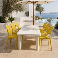 Chaise d'extérieur moderne et écologique en PP coloré sans accoudoirs, chaises d'événement pour enfants, chaise de lecture en plastique pour enfants, chaise trône pour enfants