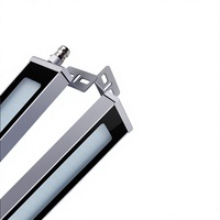 Lampe de travail LED pour machine-outil 24V avec support métallique étanche et angle réglable IP67 pour éclairage d'équipement industriel et tour CNC