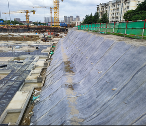 Tapis composites cimentés géosynthétiques économiques, revêtement temporaire en béton pour la protection des talus miniers - Product Image 5