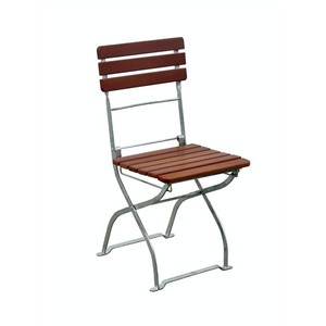 Sedia da giardino per birra zincata con piano compatto - Product Image 1
