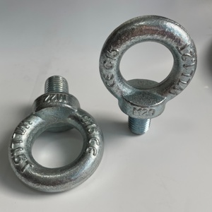 Bullone a Occhio di Sollevamento DIN580 M10-M36 in Acciaio al Carbonio Forgiato di Grado Industriale con Dado Zincato, Standard DIN - Product Image 4