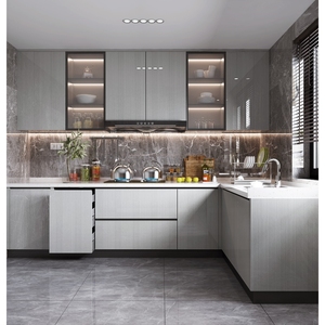 Gabinetes <span class=keywords><strong>de</strong></span> Cocina <span class=keywords><strong>de</strong></span> Diseño Personalizado con Concepto Abierto, Isla Multifuncional e Integración con el Comedor - Product Image 1