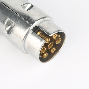 7 broches 12V connecteur de remorque prise pour <span class=keywords><strong>caravane</strong></span> voiture prise RV prise ronde mâle métal adaptateur utilisé pour les accessoires de remorque - Product Image 6