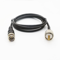 CCTV Video Cámara DVR Macho a macho BNC Conector Cable coaxial RG59 BNC 75 Ohm BNC Cable coaxial