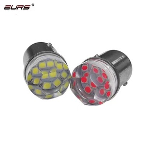 EURS Car 1156 Ba15s 9SMD 3030 <span class=keywords><strong>Moto</strong></span> Feu de virage et de marche arrière Feux de freinage <span class=keywords><strong>Clignotant</strong></span> 1157 Bay15d <span class=keywords><strong>Ampoule</strong></span> de signalisation - Product Image 3