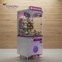 1 an de garantie Machine de jouet de poupée de jeu d'arcade à pièces Machine de grue à griffes bon marché Mini machine à griffes avec accepteur de billets