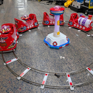 Phong cách mới trong nhà ngoài trời tàu điện Kiddie đi xe với theo dõi trong nhà ngoài trời trẻ em công viên giải trí thiết bị đào tạo - Product Image 1