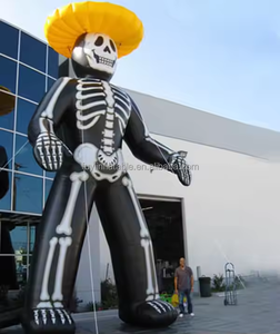 Costume de <span class=keywords><strong>squelette</strong></span> <span class=keywords><strong>humain</strong></span> gonflable d'Halloween pour décorations d'événement et ballon publicitaire - Product Image 2