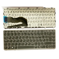 Clavier britannique pour HP Elitebook 840 G1 850 G1 840 G2 850 G2, cadre argenté, autres pièces informatiques