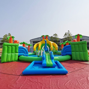 Parque acuático inflable con temática de dinosaurios gigantes para niños al aire libre - Product Image 2