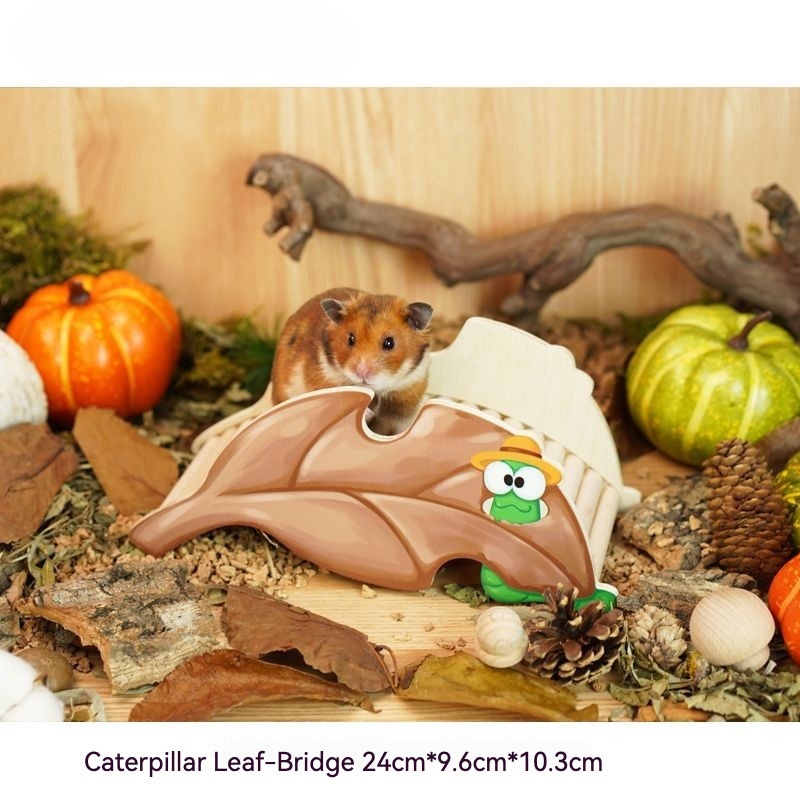 Marron/Pont de feuille de chenille