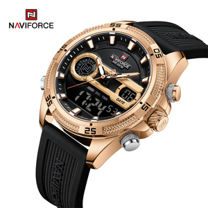 NAVIFORCE Design Orologi al quarzo originali da uomo Orologio da polso casual in acciaio inossidabile impermeabile alla moda di lusso  1511