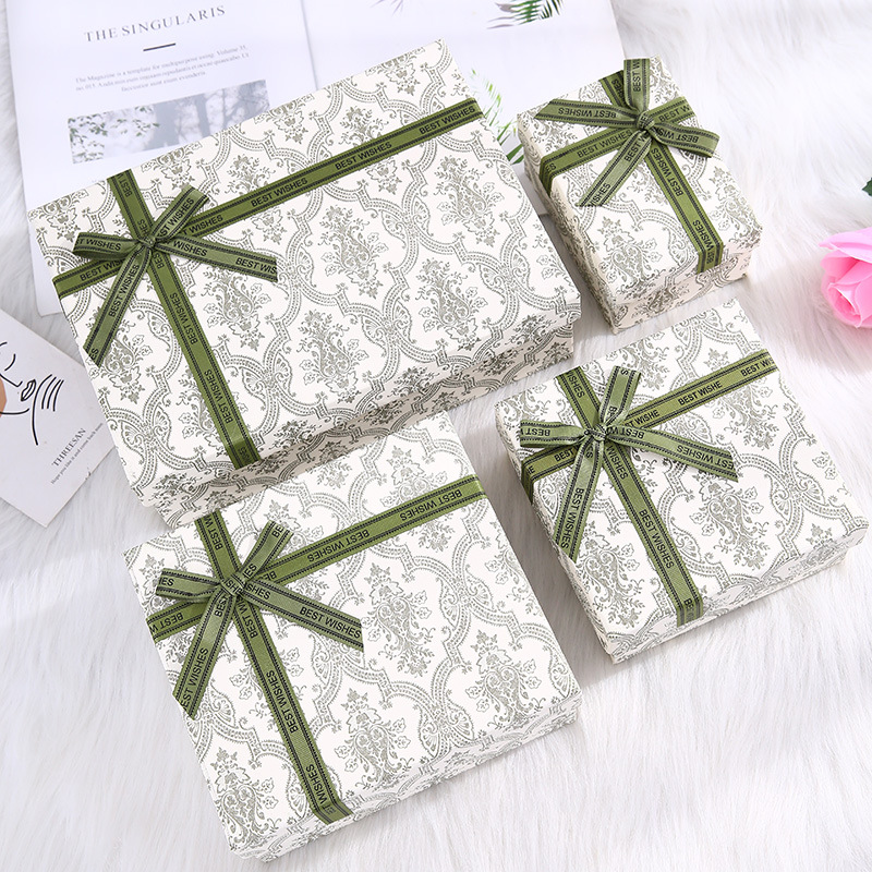 Kq white gift box
