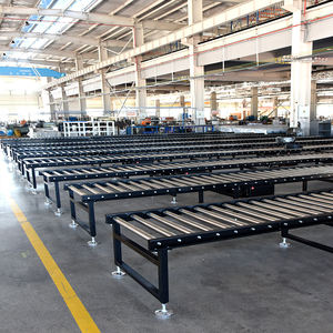 Roltransportband Fabricage Roestvrijstalen Zwaartekracht Lopende <span class=keywords><strong>Pallet</strong></span> <span class=keywords><strong>Roller</strong></span> Transportbaan Tafel Voor Flesbox Pakket Transport - Product Image 5