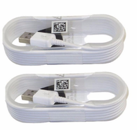 Cable de Carga y Datos USB Blindado de 2.1A y 3 pies Tipo-C para Computadora V8, Impresora, Escáner de Código de Barras, Hecho de Cobre Puro