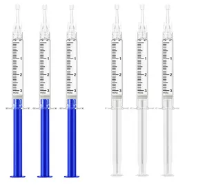 도매 휴대용 3ML 5ML 10ML 치아 미백 젤 전문 구강 주사기 치아 미백 젤