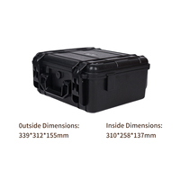 Boîte de protection étanche IP67 en PP avec mousse perforée personnalisable pour le rangement d'équipements extérieurs