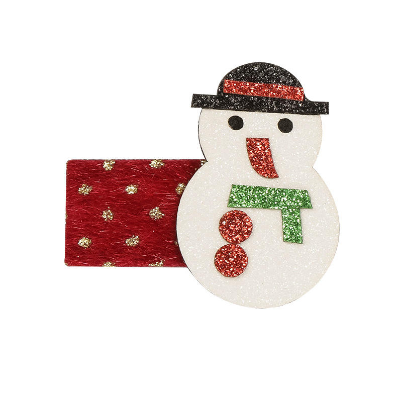 Mc953 square snowman hairpin