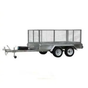 Top 1 Quality 8x5ft Hot Dipped Galvanized Heavy Duty Single Axle Disc Brake Stronger Fully Welded Box Trailer light trailer