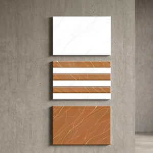Carreaux de céramique muraux intérieurs design verts 300x450mm, épaisseur 10mm, garantie 4 ans, vert et blanc, carreaux 12x18 Highlighter, modèle décontinué - Product Image 3