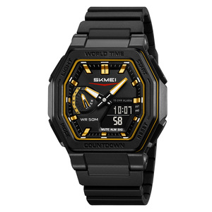 Skmei Men's Multifunctional Electronic Watch 50M Waterproof Outdoor Sports Watch With Luminous Display And World Time Feature - Product Image 4