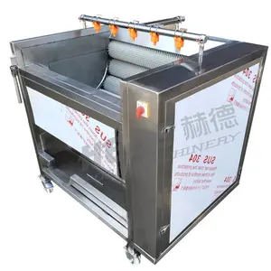 Endüstriyel soyucu fiyat tarak taro pancar zencefil manyok havuç tatlı patates yıkama soyma makinesi