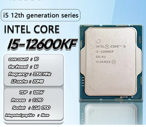 โปรเซสเซอร์หลัก I5 12600KF 12600K 12500 12400 12400F แกน I5 3.6กิกะเฮิร์ตซ์สิบหกแกน125วัตต์ LGA 1700 12600KF ซีพียูเดสก์ท็อป - Product Image 2