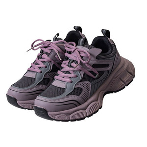 Nuove Scarpe da Donna con Rialzo Interno Viola Stile Dad Shoes 2025 - Product Image 4