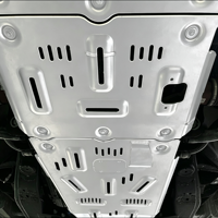 Pelindung Mesin FK Lightweight Aerospace 8mm Al Mg Alloy Warna Perak untuk Chevrolet Silverado 1500/2500HD Performa Aftermarket
