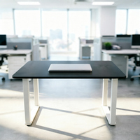 Vente en gros usine – Cadre de bureau électrique intelligent à 4 pieds pour deux personnes, réglable en hauteur avec 4 moteurs, pour ordinateur