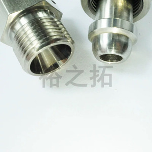 Vanne à souder à 37 degrés en acier inoxydable Y57813-89 DN8 pour tuyau fileté, usage eau - Product Image 4