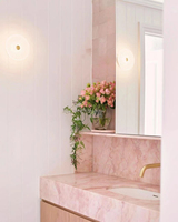 Carreaux de sol mural en marbre rose crème pour villa d'hôtel dalle de marbre poli évier de salle de bain comptoir de cuisine décor de table
