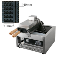 Nouvel Appareil Professionnel à Gaufres Bulle en Acier Inoxydable Antiadhésif / Gaufrier Électrique à Crêpes / Gaufrier à Boules avec Minuteur
