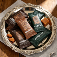 Bolsas de Embalaje Personalizadas para Barras de Proteína, con Sellado de 3 Lados, Tipo Almohada, para Barras Energéticas de Chocolate