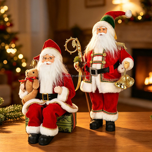 2026 Hot Sale Christmas Santa Claus <b>Doll</b> Different Size Christmas Decoration Luxury Santa <b>Doll</b> Xmas <b>Large</b> Santa Claus - Product Image 2