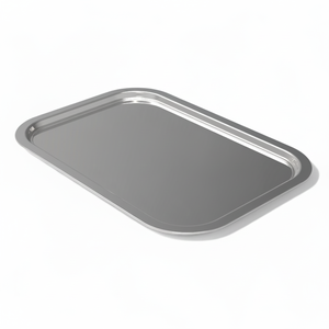 Bandeja Metálica Rectangular Promocional 400x285x13 mm 1.50 Lt Modelo Kontensan K115 Turquía - Product Image 2