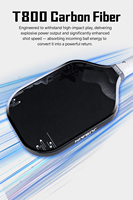 Raquette de pickleball personnalisée OEM Design GEN5 avec noyau en mousse EPP, carbone T800, approuvée USAPA pour les compétitions professionnelles adultes