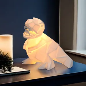 새로운 디자인 소년 아이들 선물 테이블 램프 가정 장식 실내 빛 공룡 동물 디자인 야간 조명