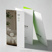Impression de brochures personnalisées directement de l'usine, vente en gros de brochures pliées en trois, promotion commerciale