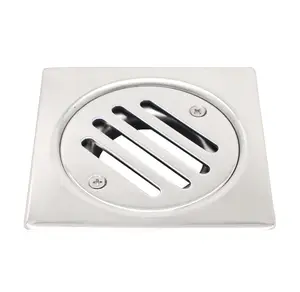 China sanitary ware factory supplier Kitchen&bathroom accessories 10*10cm Stainless steel floor drain