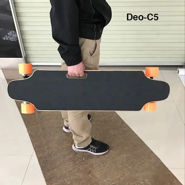 Deo yol elektrikli kaykay fabrika fiyat 70mm Longboard tekerlek kanadalı akçaağaç malzeme sıcak satış